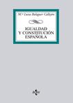 IGUALDAD Y CONSTITUCIÓN ESPAÑOLA | 9788430950522 | BALAGUER, MARÍA LUISA | Llibreria Drac - Llibreria d'Olot | Comprar llibres en català i castellà online