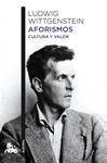 AFORISMOS. CULTURA Y VALOR | 9788467028188 | WITTGENSTEIN, LUDWIG | Llibreria Drac - Librería de Olot | Comprar libros en catalán y castellano online