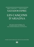 CANÇONS D'ARIADNA, LES | 9788429773330 | ESPRIU, SALVADOR | Llibreria Drac - Librería de Olot | Comprar libros en catalán y castellano online