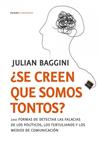 SE CREEN QUE SOMOS TONTOS | 9788449323942 | BAGGINI, JULIAN | Llibreria Drac - Llibreria d'Olot | Comprar llibres en català i castellà online