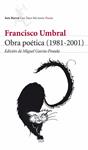 OBRA POETICA (1981-2001) | 9788432209123 | UMBRAL, FRANCISCO | Llibreria Drac - Llibreria d'Olot | Comprar llibres en català i castellà online