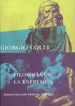 FILOSOFIA DE LA EXPRESION          (DIP) | 9788478442706 | COLLI | Llibreria Drac - Librería de Olot | Comprar libros en catalán y castellano online