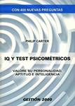 IQ Y TESTS PSICOMETRICOS | 9788496426573 | PHILIP CARTER | Llibreria Drac - Librería de Olot | Comprar libros en catalán y castellano online