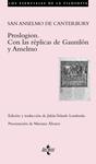 PROSLOGION CON LAS REPLICAS DE GAUNILON Y ANSELMO | 9788430949441 | CANTERBURY, SAN ANSELMO DE | Llibreria Drac - Llibreria d'Olot | Comprar llibres en català i castellà online