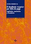 DESAHUCIO EXPRES POR FALTA DE PAGO, EL | 9788430955046 | FERNANDEZ, CRISTINA | Llibreria Drac - Llibreria d'Olot | Comprar llibres en català i castellà online