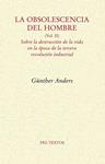 OBSOLESCENCIA DEL HOMBRE, LA | 9788492913930 | GUNTHER, ANDERS | Llibreria Drac - Llibreria d'Olot | Comprar llibres en català i castellà online