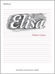 ELISA | 9788497660839 | LIPMAN, MATTHEW | Llibreria Drac - Librería de Olot | Comprar libros en catalán y castellano online