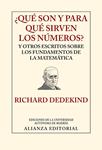 QUÉ SON Y PARA QUÉ SIRVEN LOS NÚMEROS? | 9788420678580 | DEDEKIND, RICHARD | Llibreria Drac - Llibreria d'Olot | Comprar llibres en català i castellà online