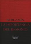 IMPORTANCIA DEL DEMONIO, LA | 9788478444960 | BERGAMIN, JOSE | Llibreria Drac - Llibreria d'Olot | Comprar llibres en català i castellà online