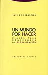 MUNDO POR HACER, UN.  CLAVES PARA COMPRENDER GLOBALIZACION | 9788481645446 | SEBASTIAN, LUIS DE | Llibreria Drac - Llibreria d'Olot | Comprar llibres en català i castellà online