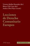 LECCIONES DERECHO COMUNITARIO EUROPEO | 9788434469655 | AA.VV | Llibreria Drac - Llibreria d'Olot | Comprar llibres en català i castellà online