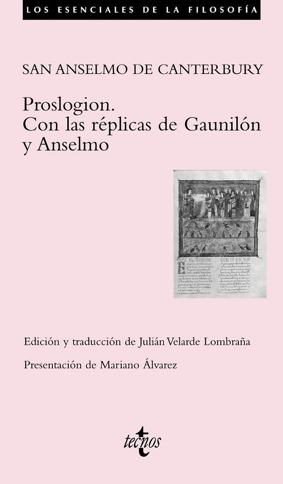 PROSLOGION CON LAS REPLICAS DE GAUNILON Y ANSELMO | 9788430949441 | CANTERBURY, SAN ANSELMO DE | Llibreria Drac - Librería de Olot | Comprar libros en catalán y castellano online