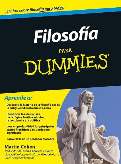 FILOSOFIA PARA DUMMIES | 9788432900976 | COHEN, MARTIN | Llibreria Drac - Llibreria d'Olot | Comprar llibres en català i castellà online