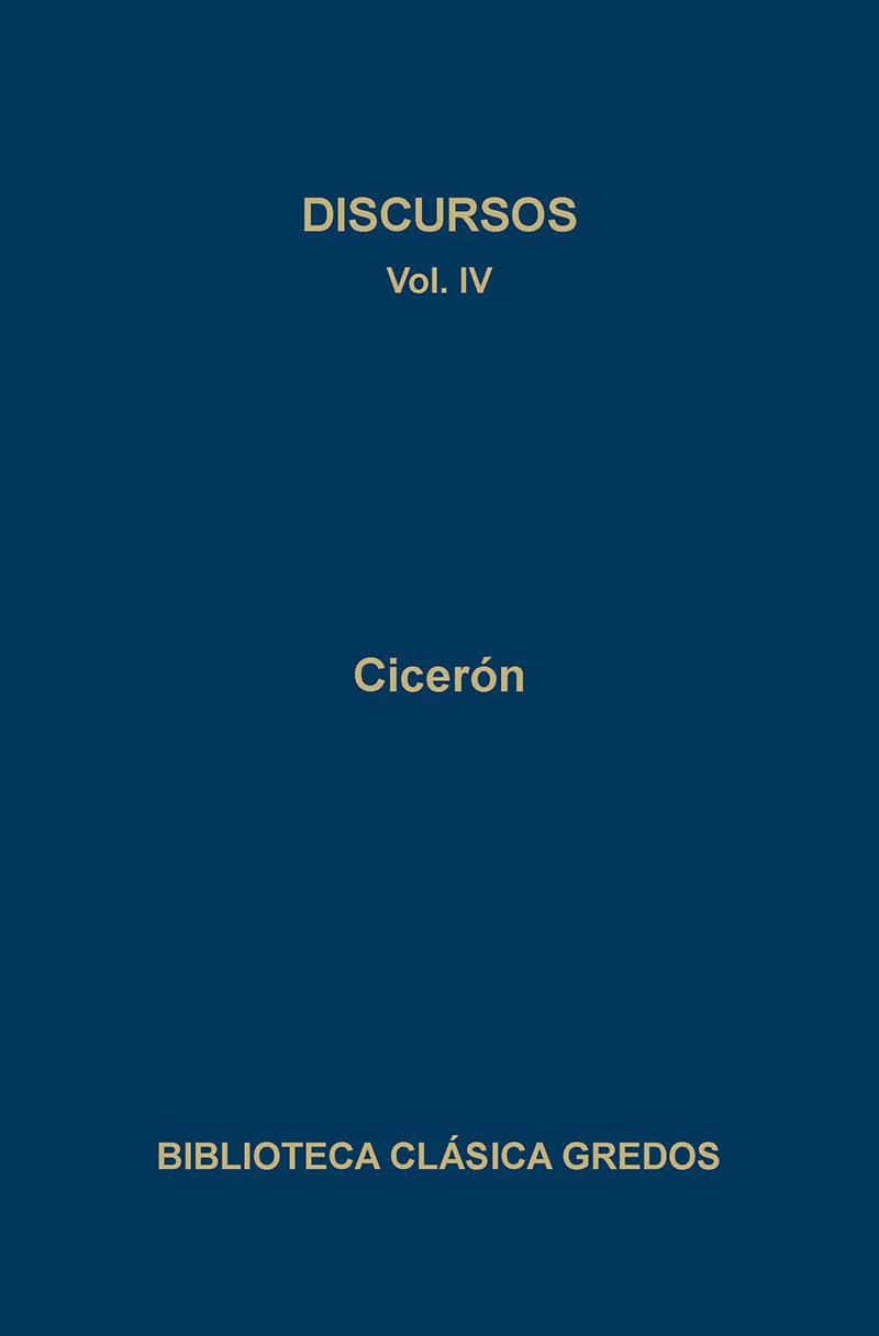 DISCURSOS IV | 9788424916497 | CICERON, MARCO TULIO | Llibreria Drac - Librería de Olot | Comprar libros en catalán y castellano online