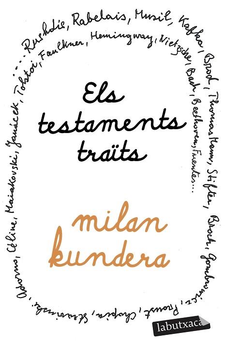 TESTAMENTS TRAÏTS, ELS | 9788419971432 | KUNDERA, MILAN | Llibreria Drac - Llibreria d'Olot | Comprar llibres en català i castellà online