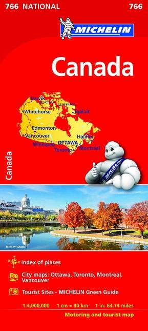 CANADA MAPA NATIONAL 766 | 9782067217119 | MICHELIN | Llibreria Drac - Llibreria d'Olot | Comprar llibres en català i castellà online