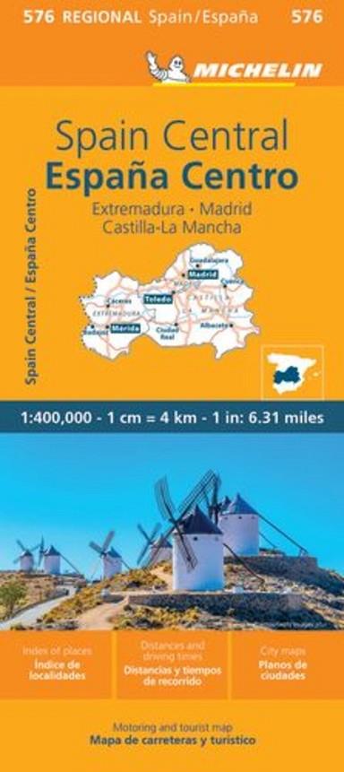 MAPA REGIONAL ESPAÑA CENTRO (REGIONAL 576) | 9782067259034 | AA.DD. | Llibreria Drac - Llibreria d'Olot | Comprar llibres en català i castellà online