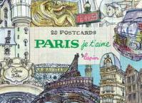 PARIS JE T'AIME 20 POSTCARDS | 9788416851003 | LAPIN | Llibreria Drac - Llibreria d'Olot | Comprar llibres en català i castellà online