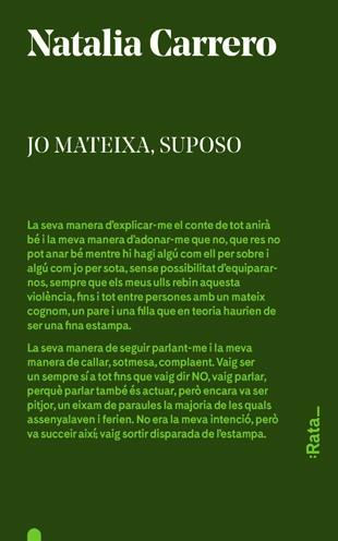 JO MATEIXA, SUPOSO | 9788494489105 | CARRERO, NATALIA | Llibreria Drac - Llibreria d'Olot | Comprar llibres en català i castellà online