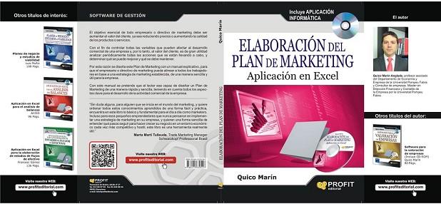 ELABORACION DEL PLAN DE MARKETING | 9788415330547 | MARIN, QUICO | Llibreria Drac - Llibreria d'Olot | Comprar llibres en català i castellà online