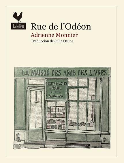 RUE DE L'ODÉON | 9788419168085 | MONNIER, ADRIENNE | Llibreria Drac - Llibreria d'Olot | Comprar llibres en català i castellà online