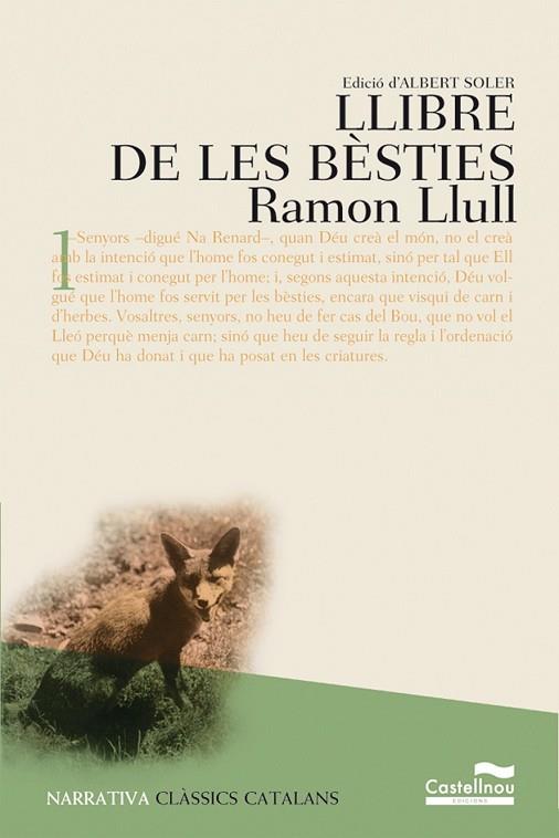 LLIBRE DE LES BESTIES | 9788482874005 | LLULL, RAMON | Llibreria Drac - Llibreria d'Olot | Comprar llibres en català i castellà online