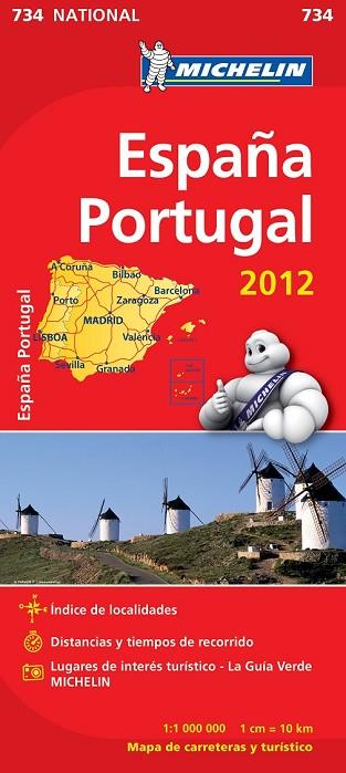 MAPA NATIONAL ESPAÑA PORTUGAL 2012 (734) | 9782067171404 | Llibreria Drac - Llibreria d'Olot | Comprar llibres en català i castellà online