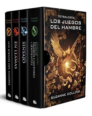 ESTUCHE LOS JUEGOS DEL HAMBRE (JUEGOS DEL HAMBRE, LOS | EN LLAMAS | SINSAJO | BALADA DE PÁJAROS CANTORES Y SERPIENTES) | 9788413148175 | COLLINS, SUZANNE | Llibreria Drac - Llibreria d'Olot | Comprar llibres en català i castellà online