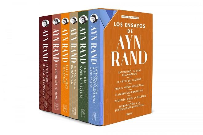 PACK ENSAYOS AYN RAND (ESTUCHE 6 VOL.) | 9788423438044 | RAND, AYN | Llibreria Drac - Llibreria d'Olot | Comprar llibres en català i castellà online