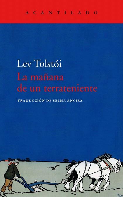 MAÑANA DE UN TERRATENIENTE, LA | 9788418370267 | TOLSTÓI, LEV | Llibreria Drac - Librería de Olot | Comprar libros en catalán y castellano online
