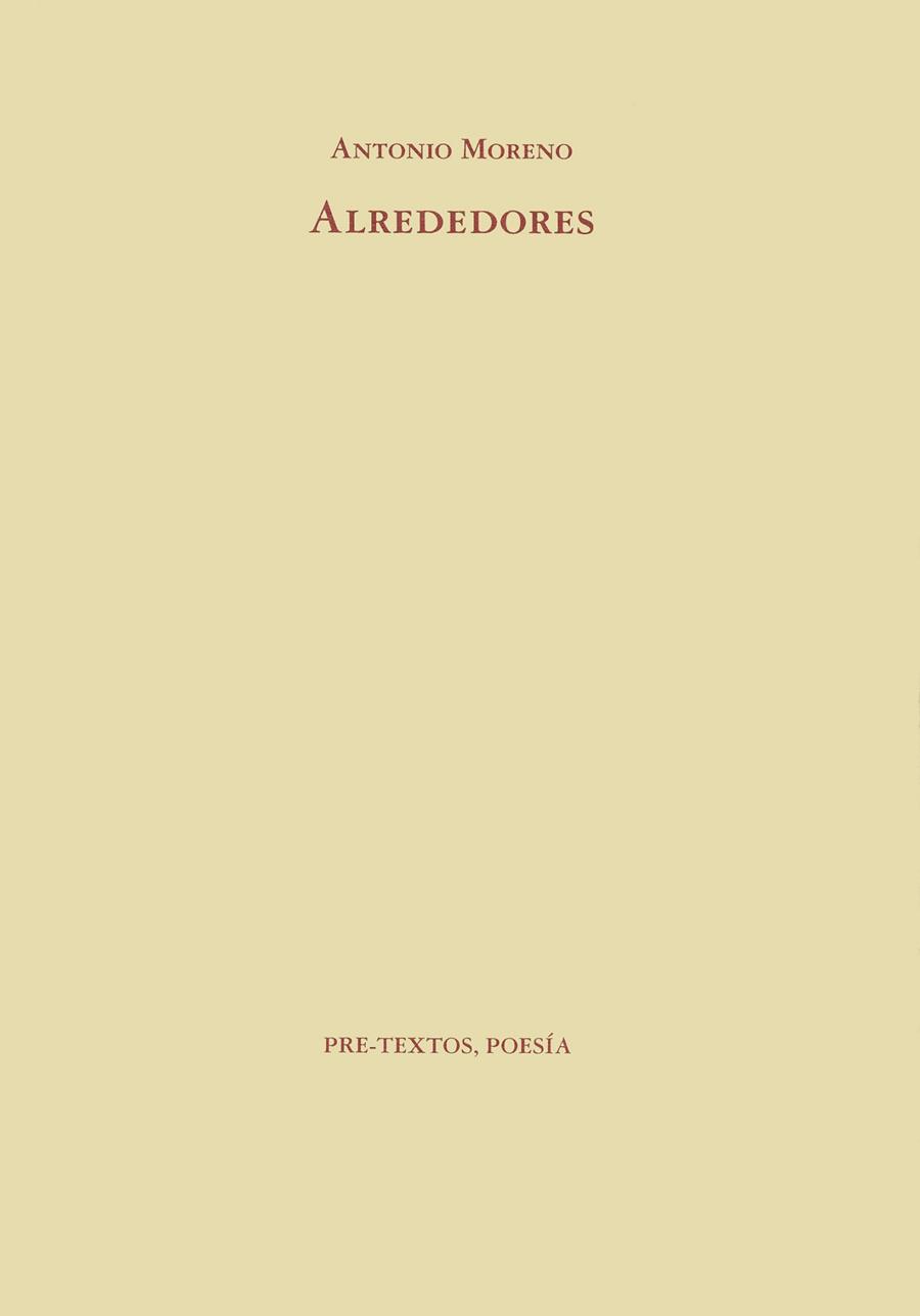 ALREDEDORES | 9788481910421 | MORENO, ANTONIO | Llibreria Drac - Librería de Olot | Comprar libros en catalán y castellano online