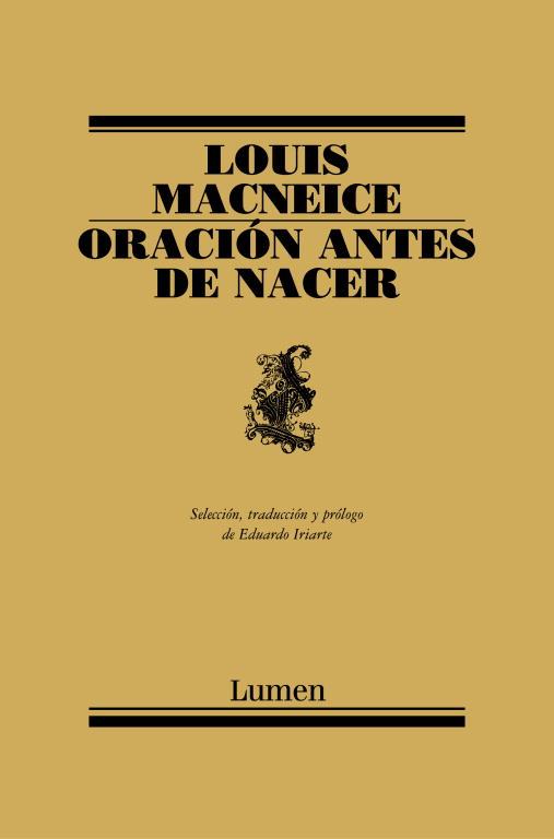 ORACION ANTES DE NACER | 9788426414885 | MACNEICE, LOUIS | Llibreria Drac - Librería de Olot | Comprar libros en catalán y castellano online