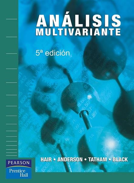 ANALISIS MULTIVARIANTE | 9788483220351 | HAIR, JOSEPH | Llibreria Drac - Librería de Olot | Comprar libros en catalán y castellano online