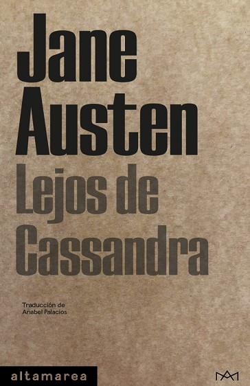 LEJOS DE CASSANDRA | 9788418481031 | AUSTEN, JANE | Llibreria Drac - Librería de Olot | Comprar libros en catalán y castellano online