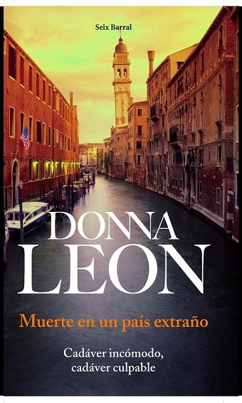 MUERTE EN UN PAIS EXTRAÑO | 9788432228476 | LEON, DONNA | Llibreria Drac - Librería de Olot | Comprar libros en catalán y castellano online