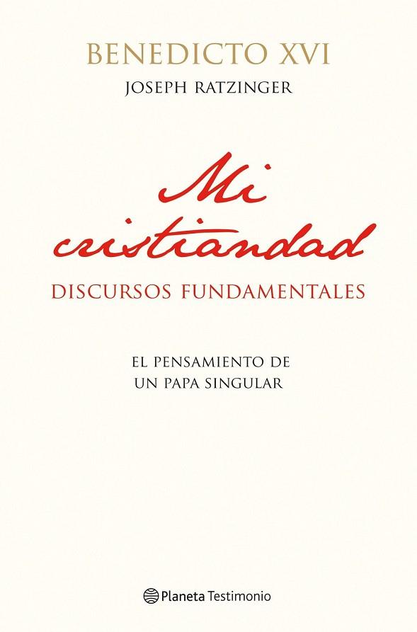 MI CRISTIANDAD | 9788408111634 | BENEDICTO XVI | Llibreria Drac - Librería de Olot | Comprar libros en catalán y castellano online