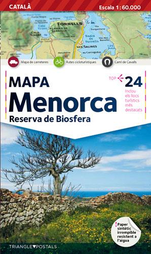 MAPA MENORCA RESERVA DE LA BIOSFERA | 9788484780755 | VV.AA. | Llibreria Drac - Librería de Olot | Comprar libros en catalán y castellano online