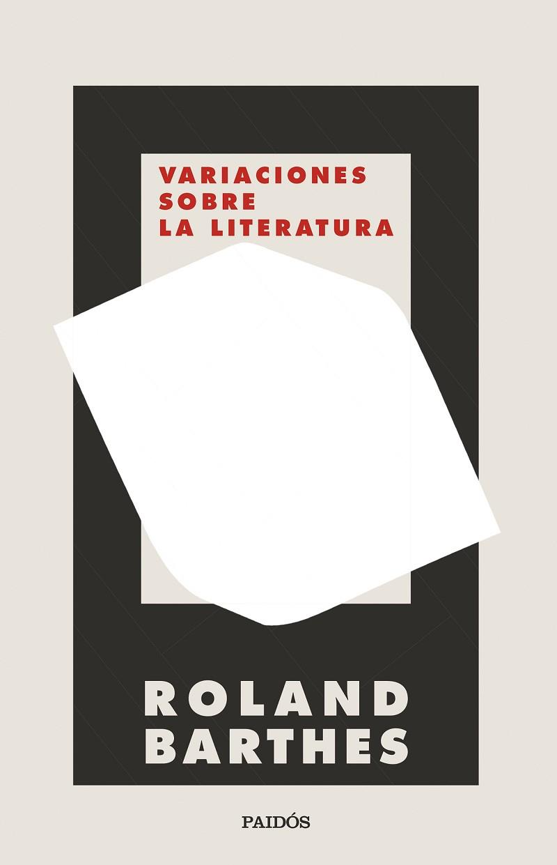 VARIACIONES SOBRE LA LITERATURA | 9788449339172 | BARTHES, ROLAND | Llibreria Drac - Librería de Olot | Comprar libros en catalán y castellano online