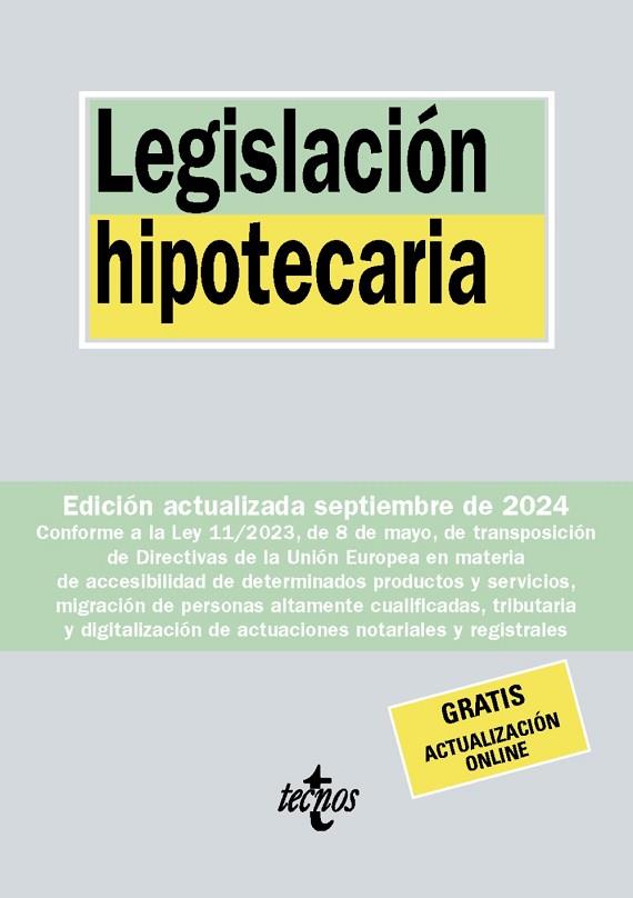 LEGISLACIÓN HIPOTECARIA | 9788430990900 | AA.DD. | Llibreria Drac - Llibreria d'Olot | Comprar llibres en català i castellà online