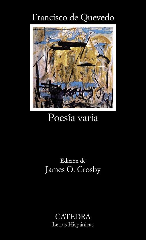 POESIA VARIA | 9788437602660 | Quevedo y Villegas, Francisco de | Llibreria Drac - Librería de Olot | Comprar libros en catalán y castellano online