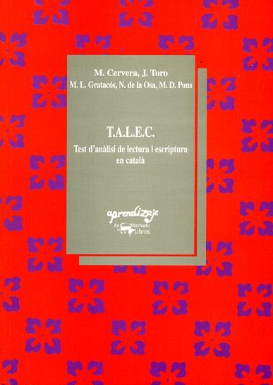 T.A.L.E.C. | 9788477740797 | CERVERA, M. | Llibreria Drac - Llibreria d'Olot | Comprar llibres en català i castellà online