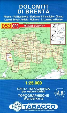 MAPA DOLOMITI DE BRENTA 1:25000 (053) | 9788883150890 | AA.DD. | Llibreria Drac - Llibreria d'Olot | Comprar llibres en català i castellà online