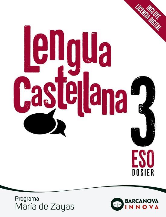 LENGUA CASTELLANA 3ER ESO. PROGRAMA MARÍA DE ZAYAS | 9788448950606 | EZQUERRA, FRANCISCA/MINDÁN, JOAQUÍN/GIMENO, EDUARDO | Llibreria Drac - Llibreria d'Olot | Comprar llibres en català i castellà online