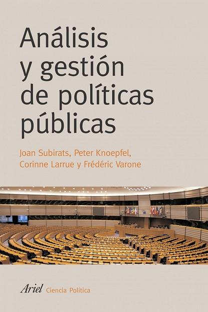 ANALISIS Y GESTION DE POLITICAS PUBLICAS | 9788434418288 | SUBIRATS, JOAN | Llibreria Drac - Llibreria d'Olot | Comprar llibres en català i castellà online