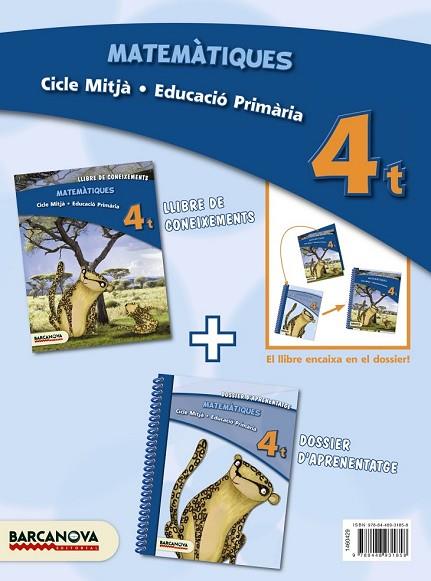 MATEMÀTIQUES 4T CM. LLIBRE I DOSSIER | 9788448931858 | TORRA, MONTSERRAT/MARTÍNEZ, ELENA | Llibreria Drac - Librería de Olot | Comprar libros en catalán y castellano online