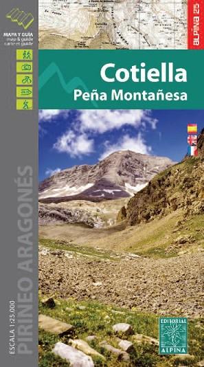 COTIELLA PEÑA MONTAÑESA. MAPA Y GUIA EXCURSIONISTA 1:25000 | 9788480906098 | AA.DD. | Llibreria Drac - Librería de Olot | Comprar libros en catalán y castellano online