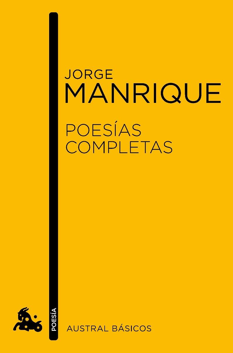 POESIAS COMPLETAS | 9788467024234 | MANRIQUE, JORGE | Llibreria Drac - Librería de Olot | Comprar libros en catalán y castellano online