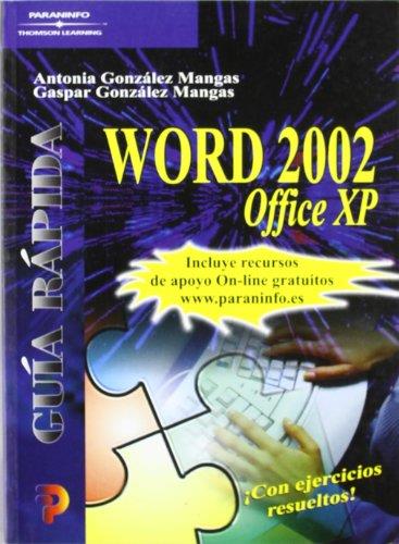 WORD 2002 OFFICE XP | 9788428328210 | GONZALEZ, A/GONZALEZ,G. | Llibreria Drac - Llibreria d'Olot | Comprar llibres en català i castellà online