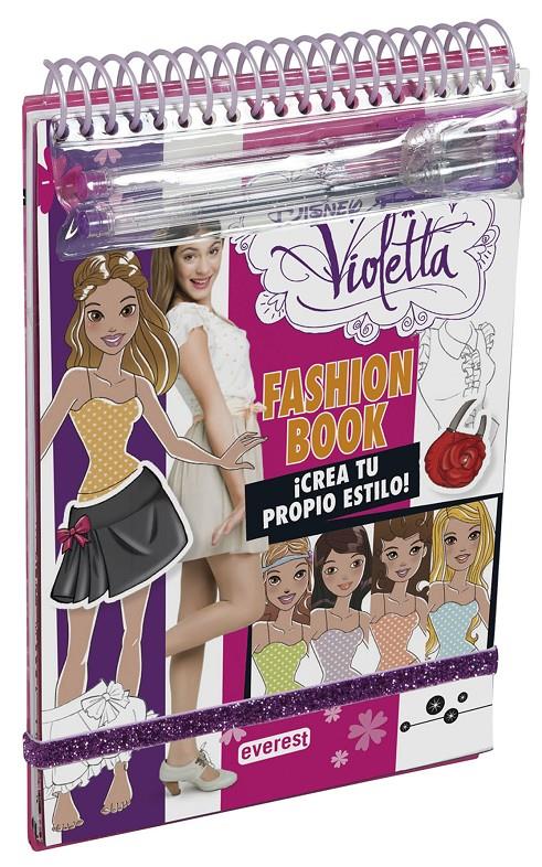 VIOLETTA FASHION BOOK | 9788444134215 | WALT DISNEY COMPANY | Llibreria Drac - Librería de Olot | Comprar libros en catalán y castellano online