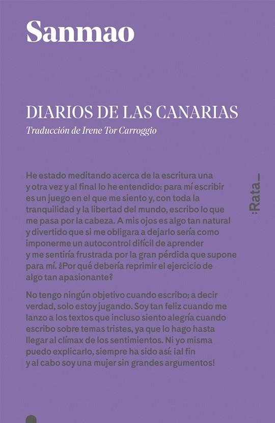 DIARIOS DE LAS CANARIAS | 9788416738090 | SANMAO | Llibreria Drac - Librería de Olot | Comprar libros en catalán y castellano online